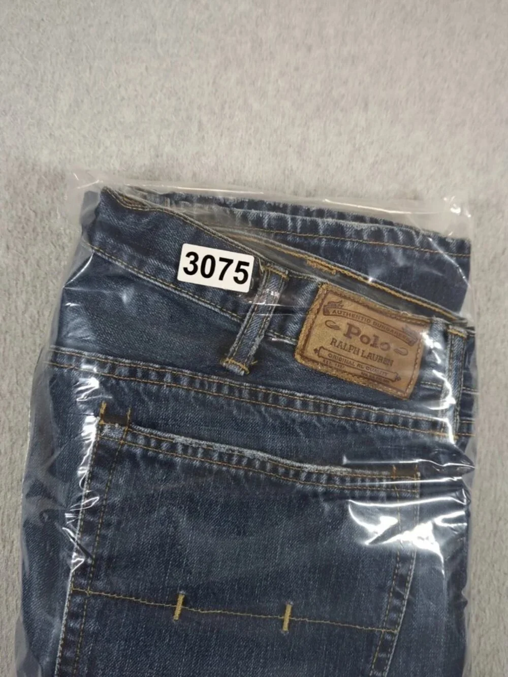 Polo Ralph Lauren Jeans Men's 38x34 (Fit 38x33) Blue Denim Authentic Dungarees